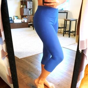 Royal blue workout leggings